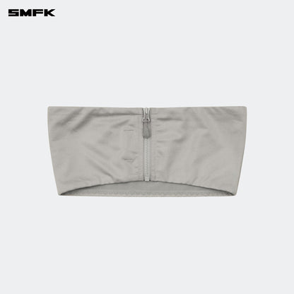 SMFK FUTURE Wave Body Shaping Tube Top Silver