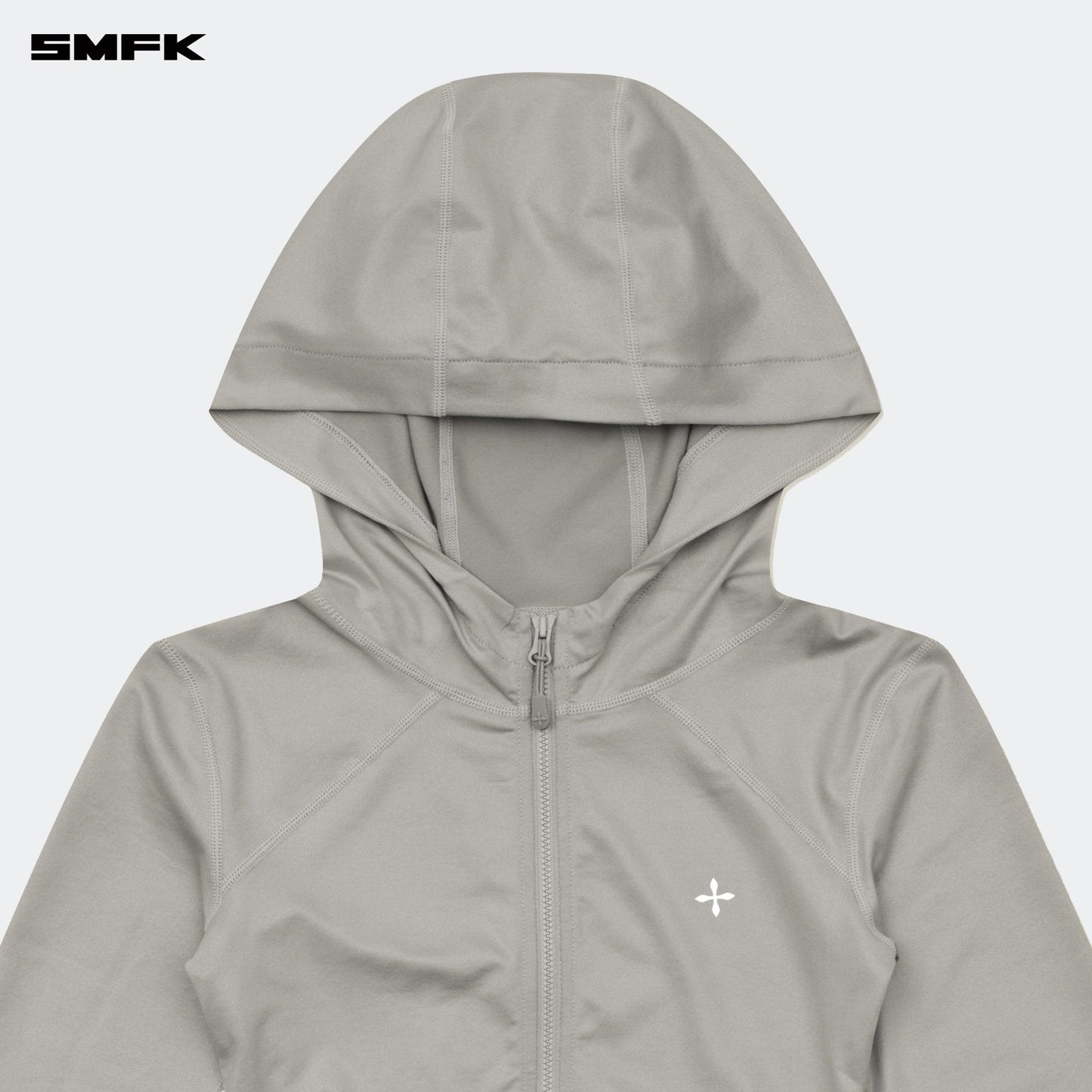 SMFK FUTURE Wave Elastic Training Hoodie Silver