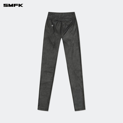 SMFK FUTURE Wave High-Waisted Body Shaping Long Pants Black