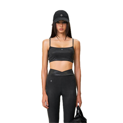 SMFK FUTURE Wave Mindful Body Shaping Strap Top Black