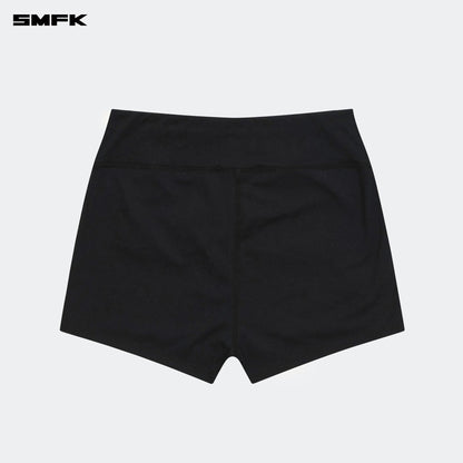 SMFK FUTURE Wave Power High-Waisted Short Pants Black