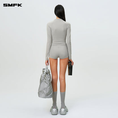 SMFK FUTURE Wave Power High-Waisted Short Pants Gray