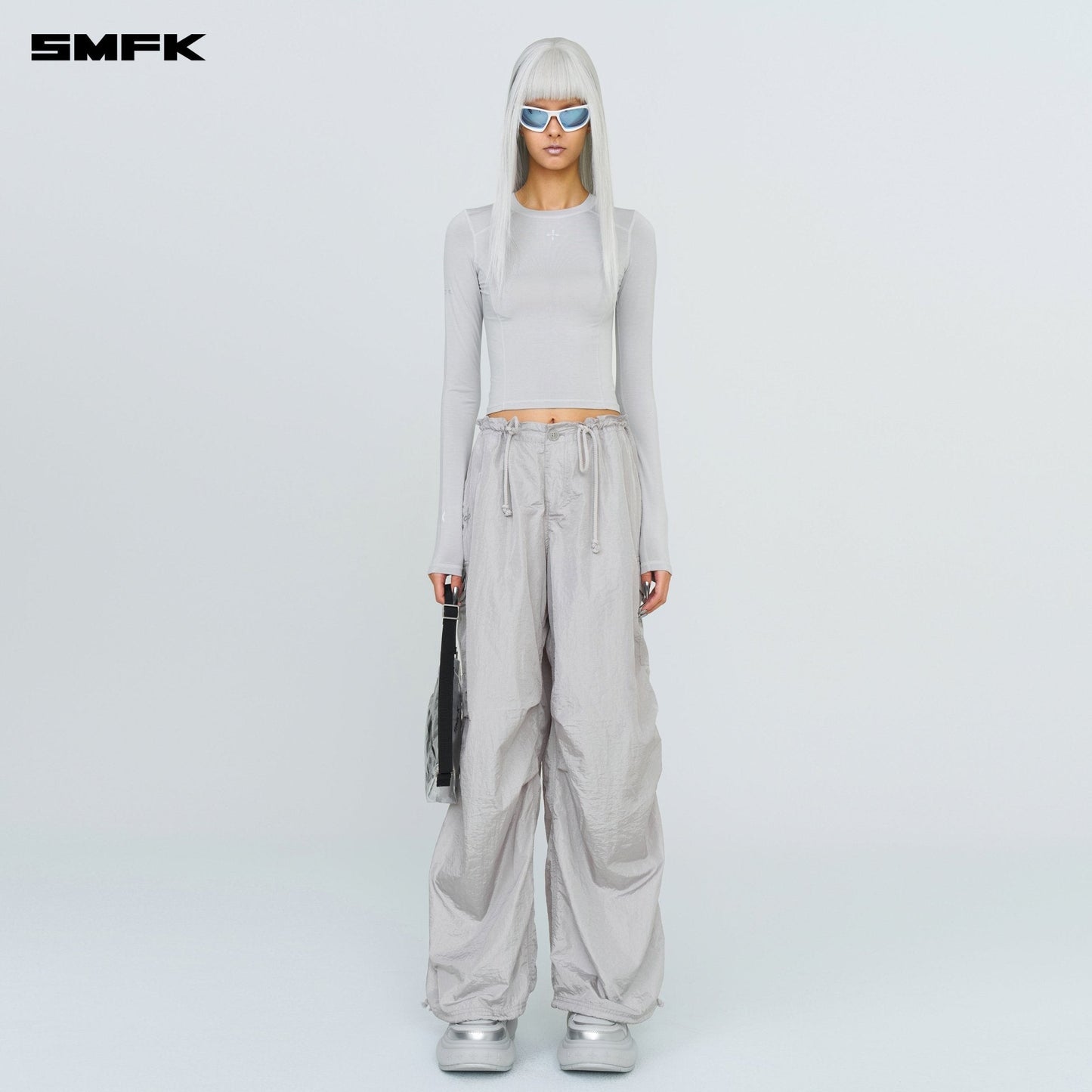 SMFK FUTURE X Extreme Sports Skin Top In Gray