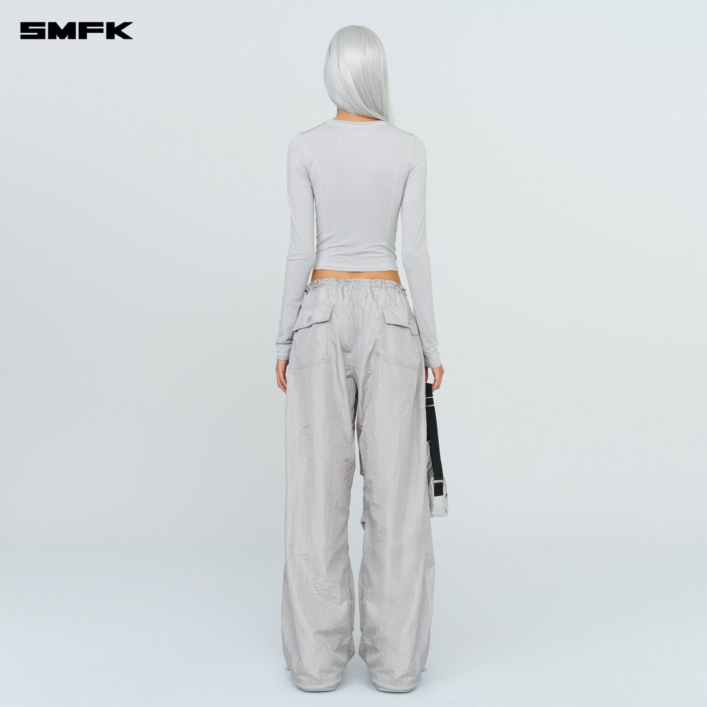 SMFK FUTURE X Extreme Sports Skin Top In Gray