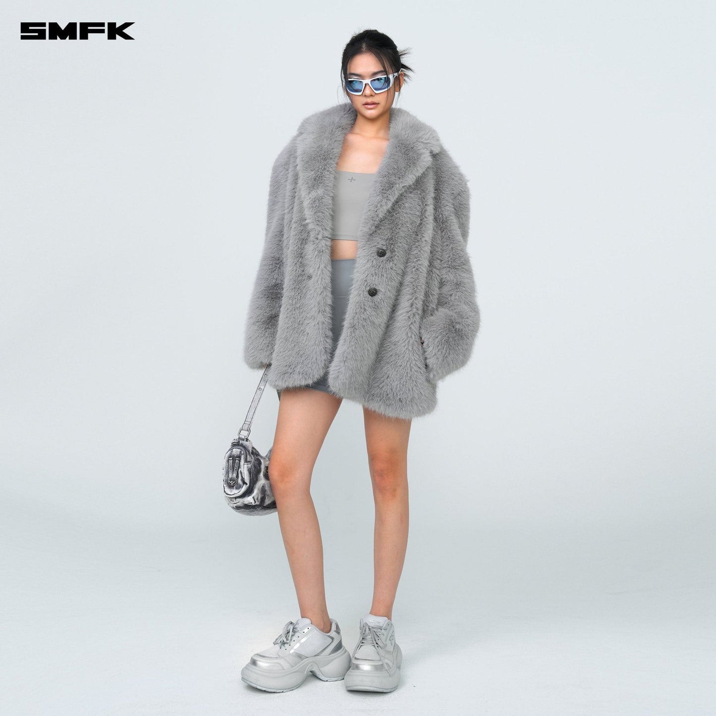 SMFK FUTURE X-Heat Shaping Sporty Shorts Gray