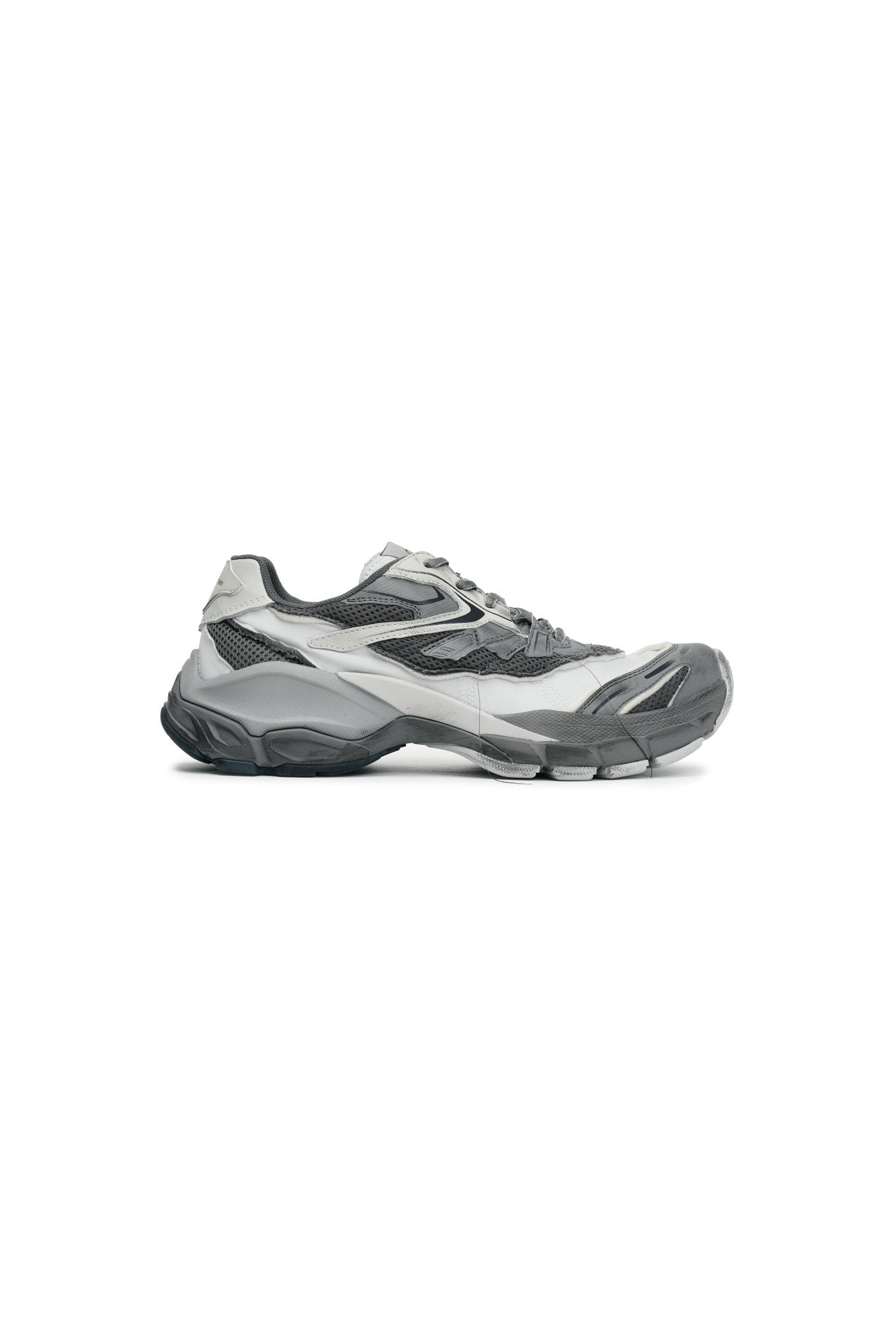 Ann Andelman Grey Split Distressed Sneakers