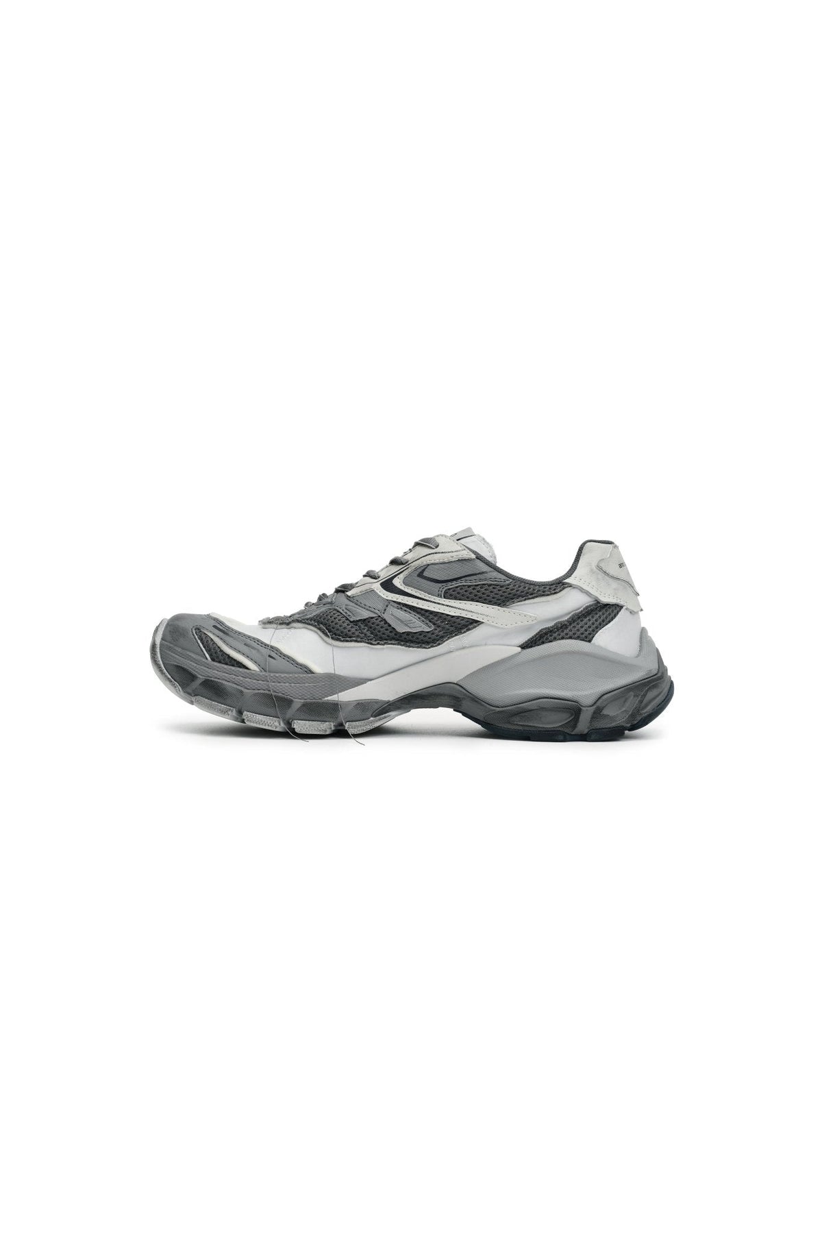 Ann Andelman Grey Split Distressed Sneakers