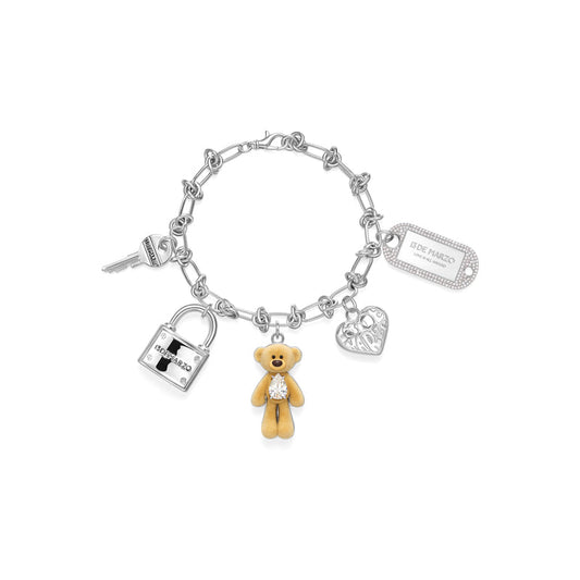 13DE MARZO Maximalist Multi-Pendant Bracelet