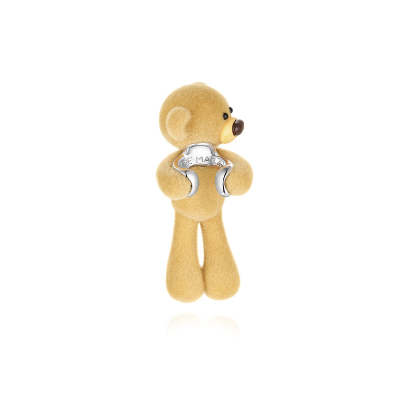 13DE MARZO Side-Hugging Bear Ear Cuff