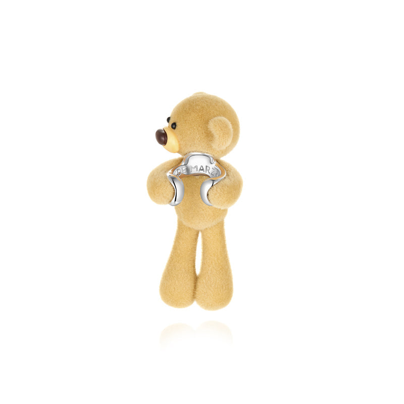 13DE MARZO Side-Hugging Bear Ear Cuff