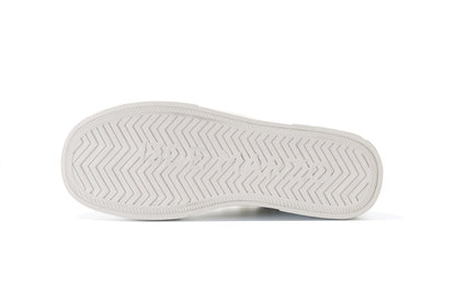 13DE MARZO Painted Canvas Shoes White