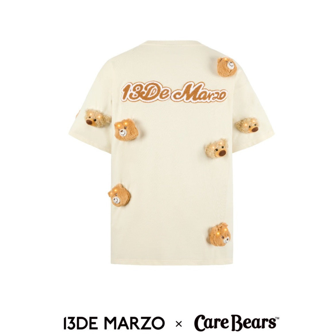 13DE MARZO x CARE BEARS Luminous T-shirt Gardenia