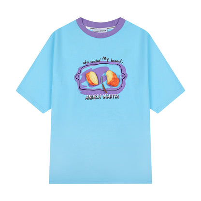 Andrea Martin Tray Bread Tee Blue