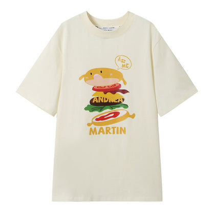 Andrea Martin Fun Burger Print Tee