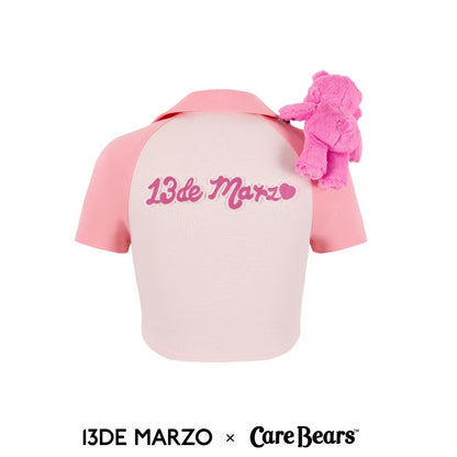 13DE MARZO x CARE BEARS Tight T-shirt Orchid Pink
