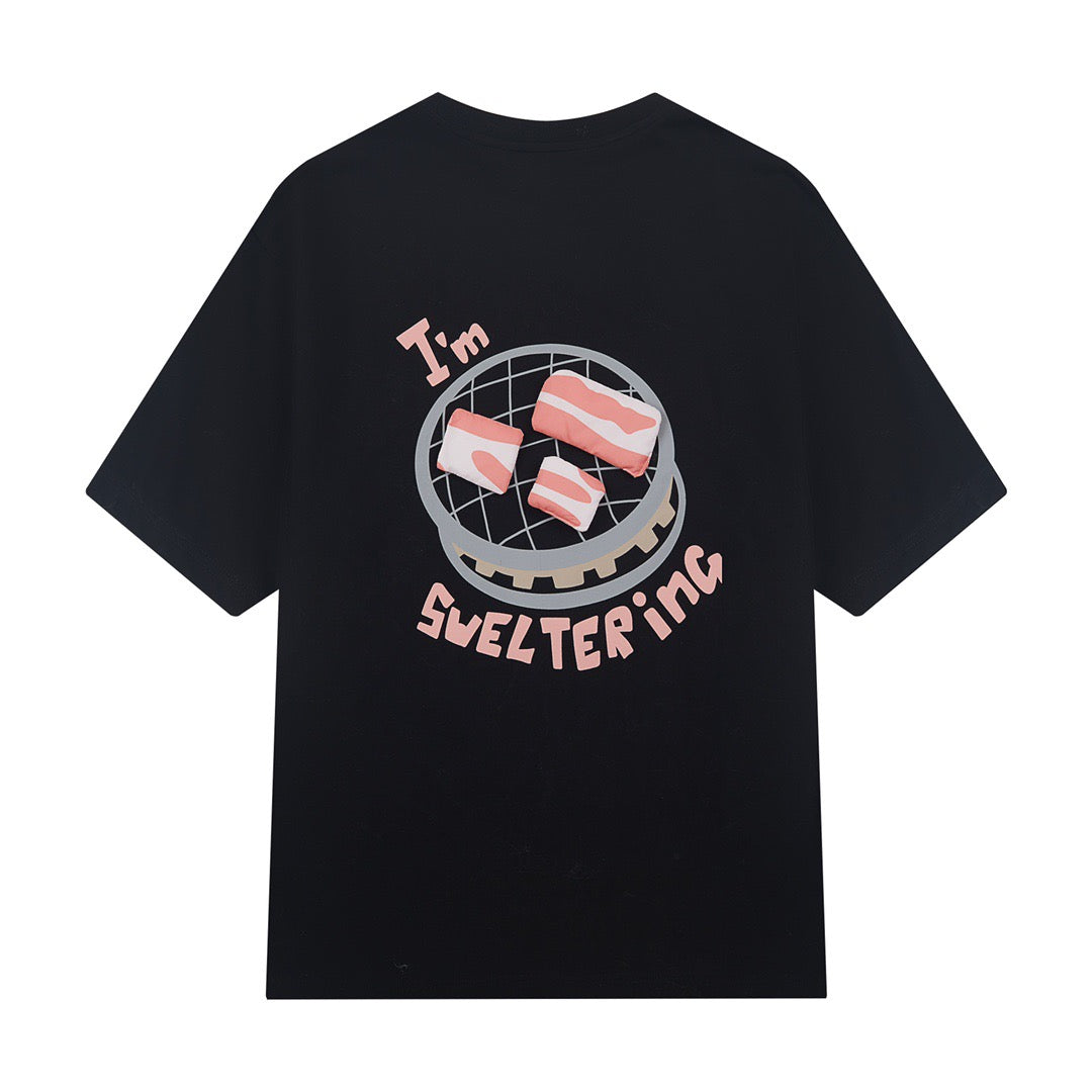 Andrea Martin Pork Belly Tee Black