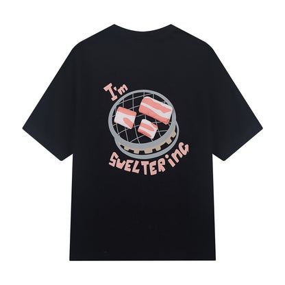 Andrea Martin Pork Belly Tee Black