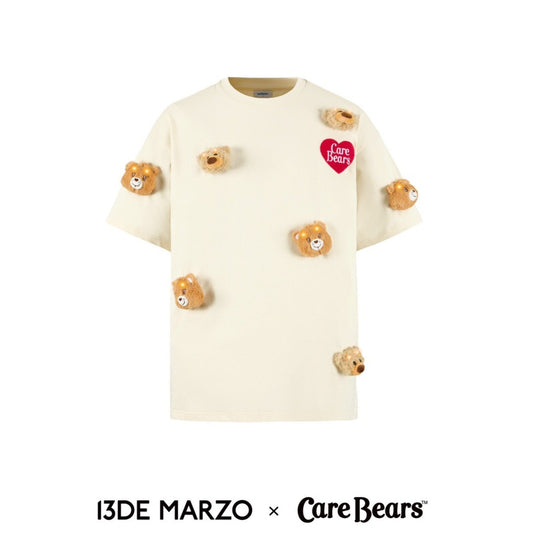 13DE MARZO x CARE BEARS Luminous T-shirt Gardenia