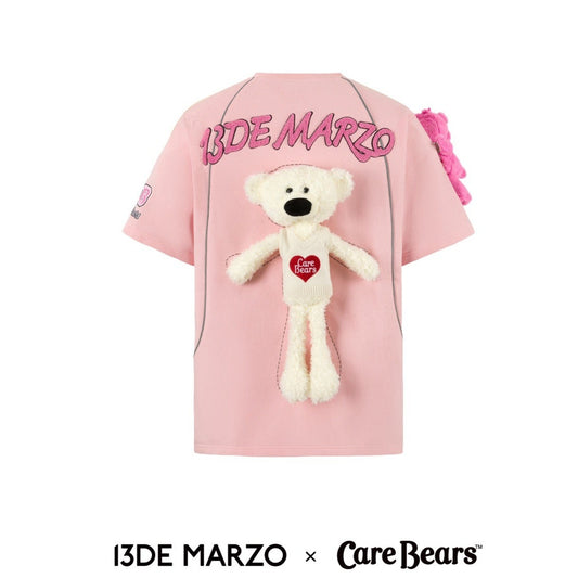 13DE MARZO x CARE BEARS Hud Squad T-shirt Almond Blossom