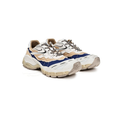Ann Andelman Khaki Split Distressed Sneakers