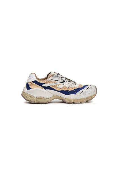 Ann Andelman Khaki Split Distressed Sneakers
