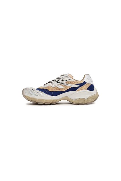 Ann Andelman Khaki Split Distressed Sneakers