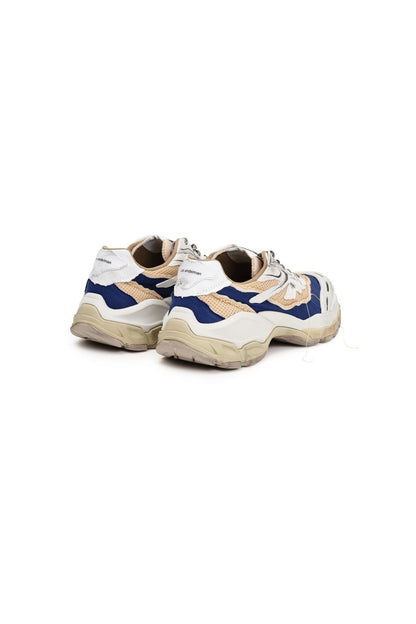 Ann Andelman Khaki Split Distressed Sneakers