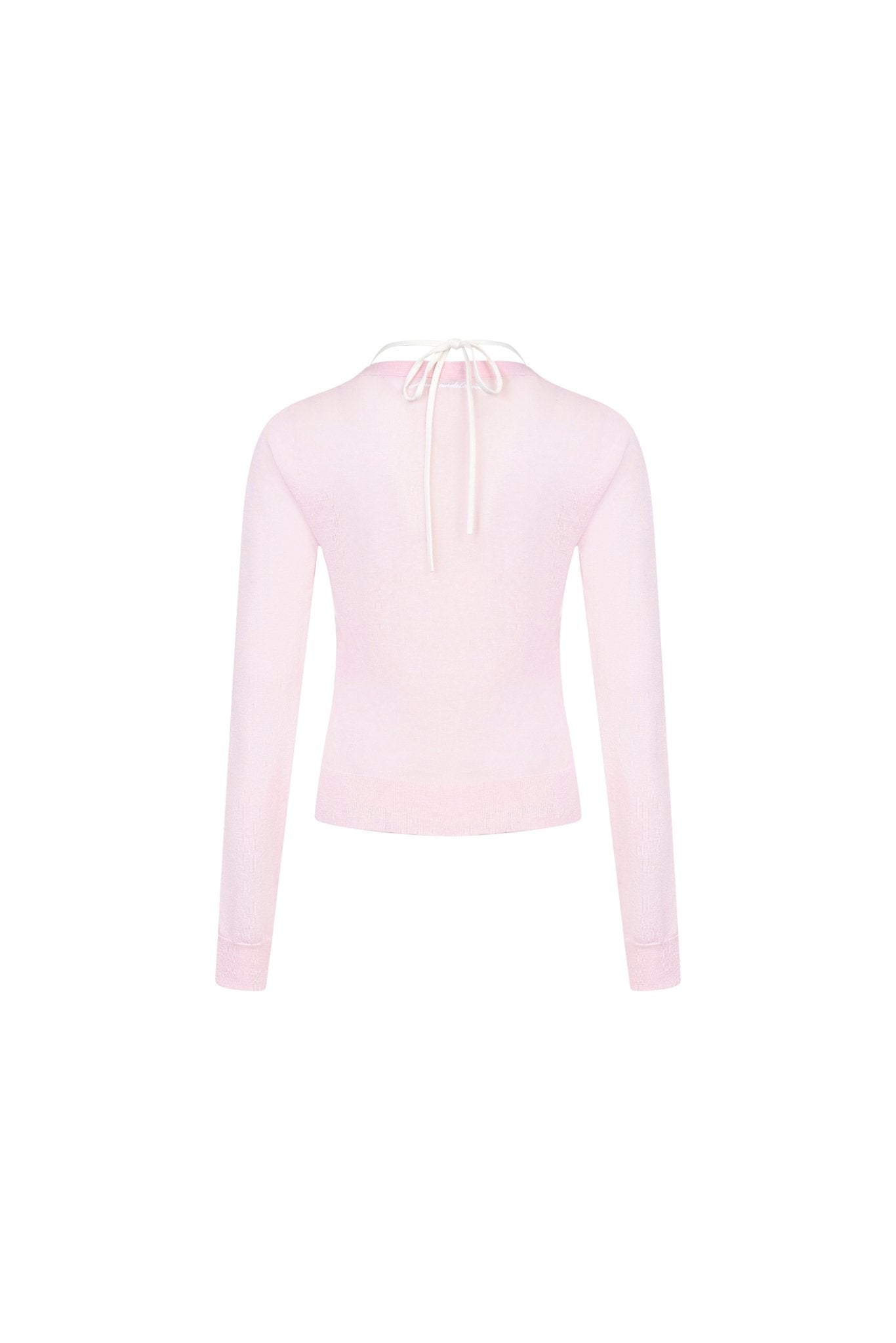 Ann Andelman Pink Halter Neck Two-piece Set