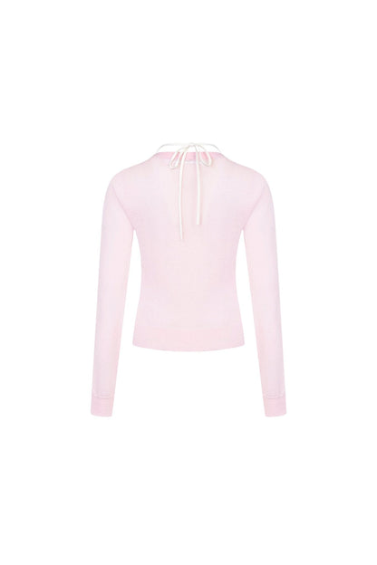 Ann Andelman Pink Halter Neck Two-piece Set