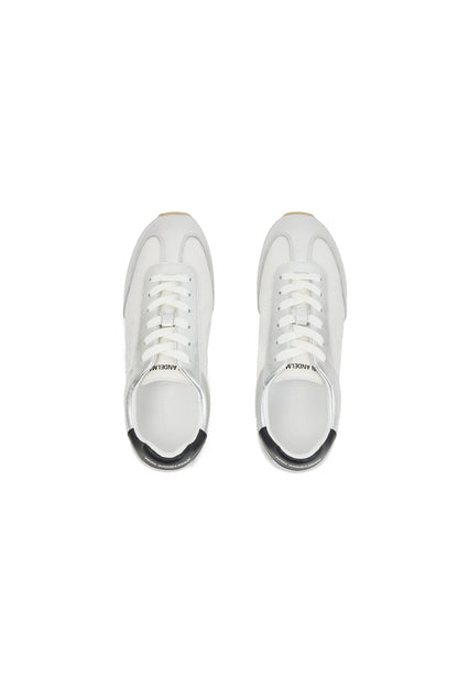 Ann Andelman Silver Minimalist Cortez Shoes