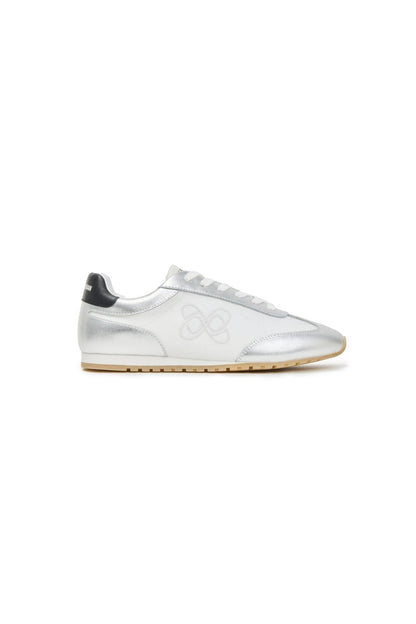 Ann Andelman Silver Minimalist Cortez Shoes