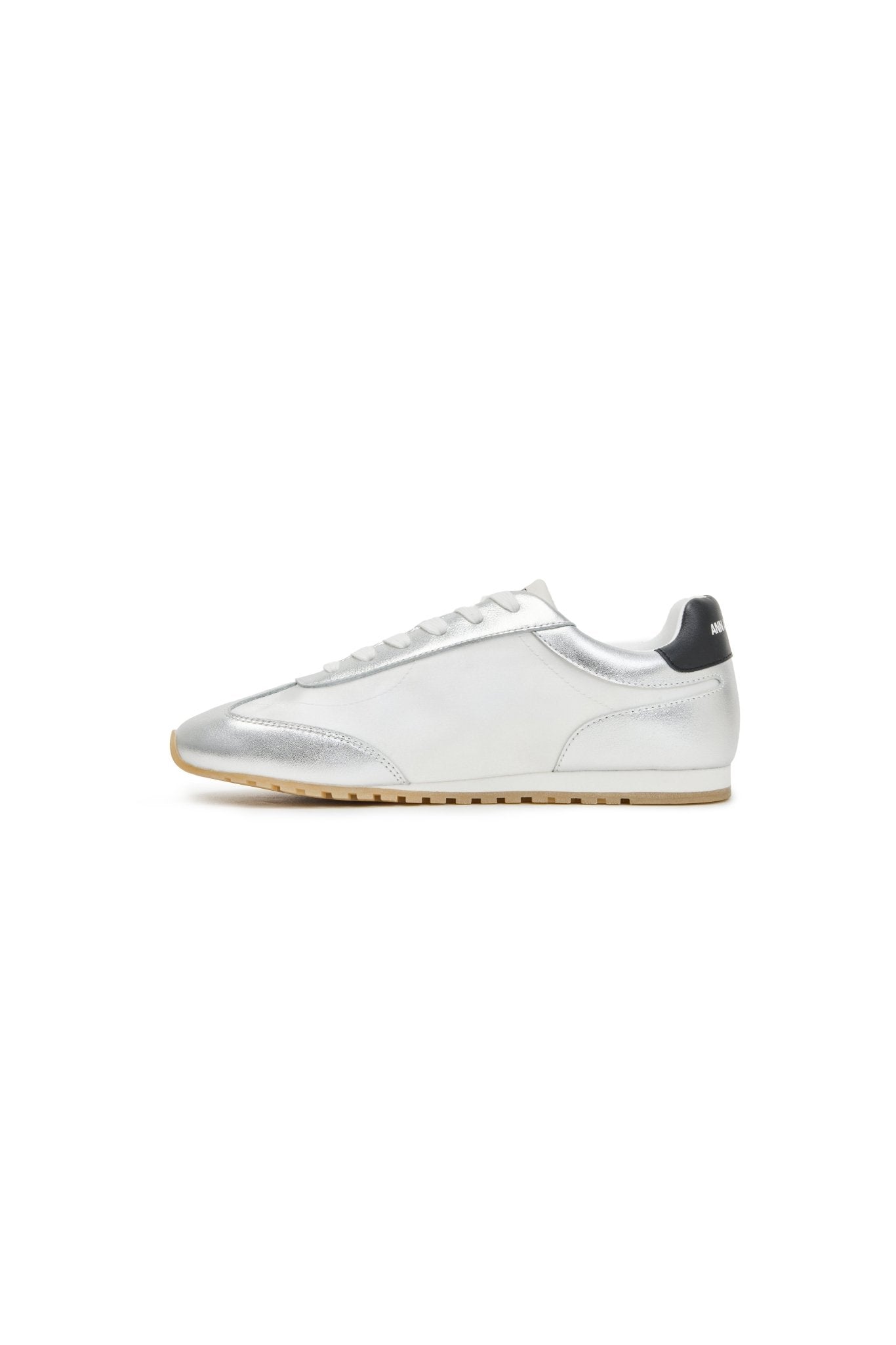 Ann Andelman Silver Minimalist Cortez Shoes