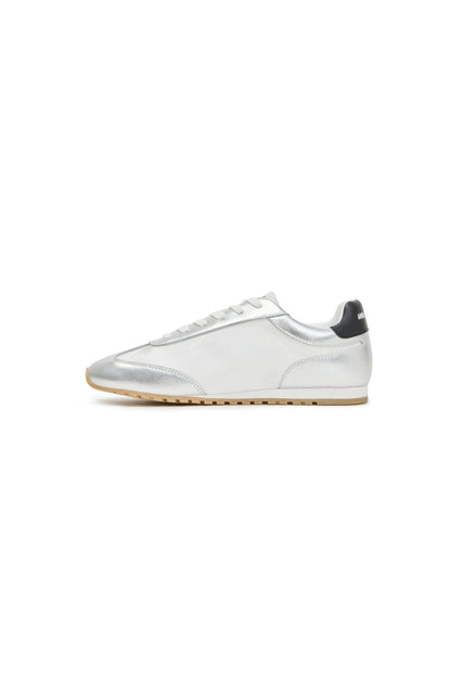 Ann Andelman Silver Minimalist Cortez Shoes
