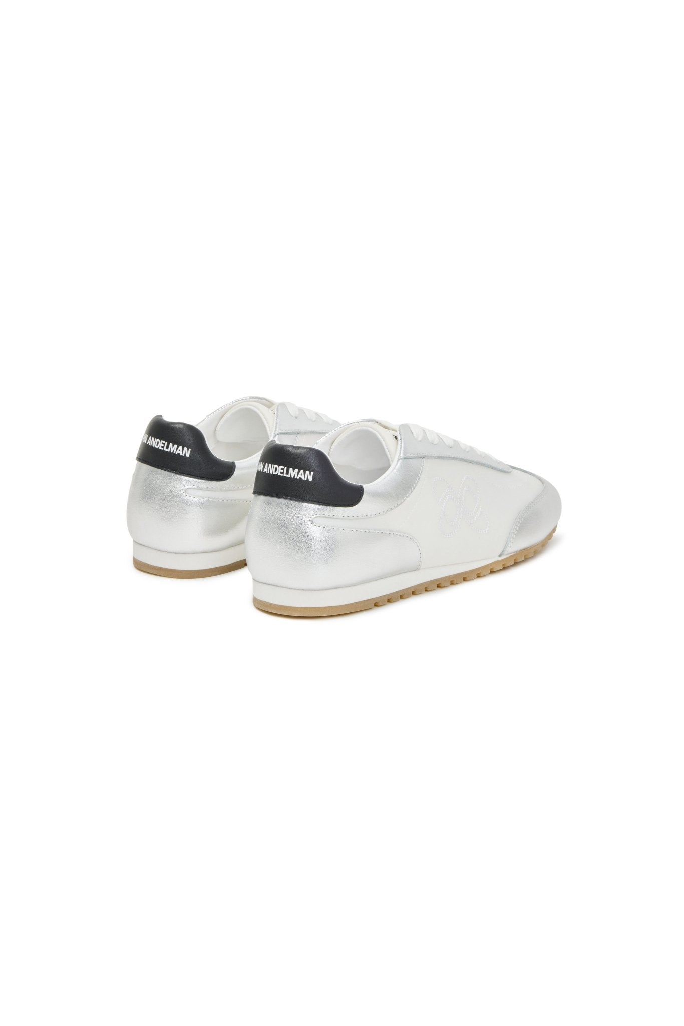 Ann Andelman Silver Minimalist Cortez Shoes