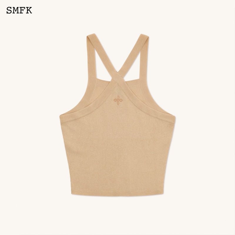 SMFK Temple Chinese Bandeau Sporty Top Cheese