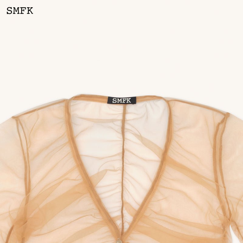 SMFK Temple Gauze Cardigan