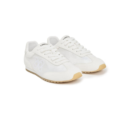 Ann Andelman White Minimalist Cortez Shoes