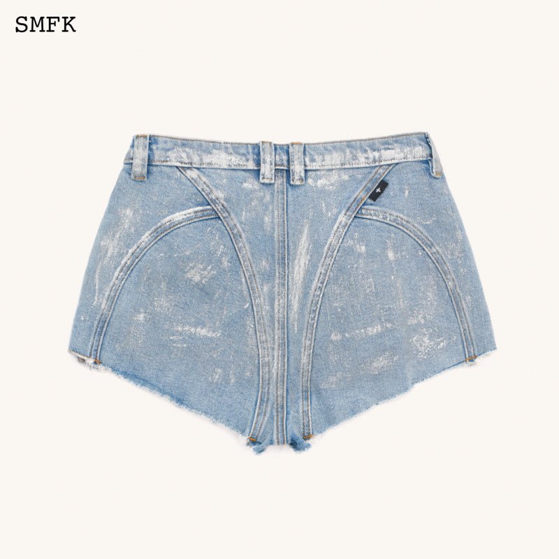 SMFK WildWorld Rider Blue Denim Short Jeans