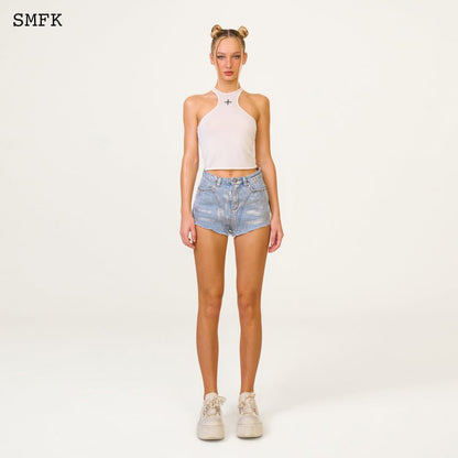 SMFK WildWorld Rider Blue Denim Short Jeans