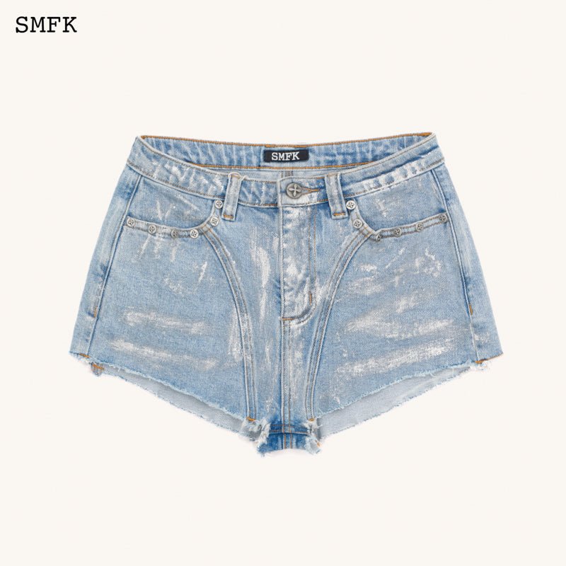 SMFK WildWorld Rider Blue Denim Short Jeans