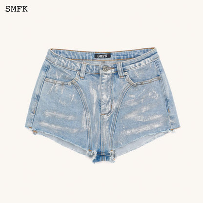 SMFK WildWorld Rider Blue Denim Short Jeans