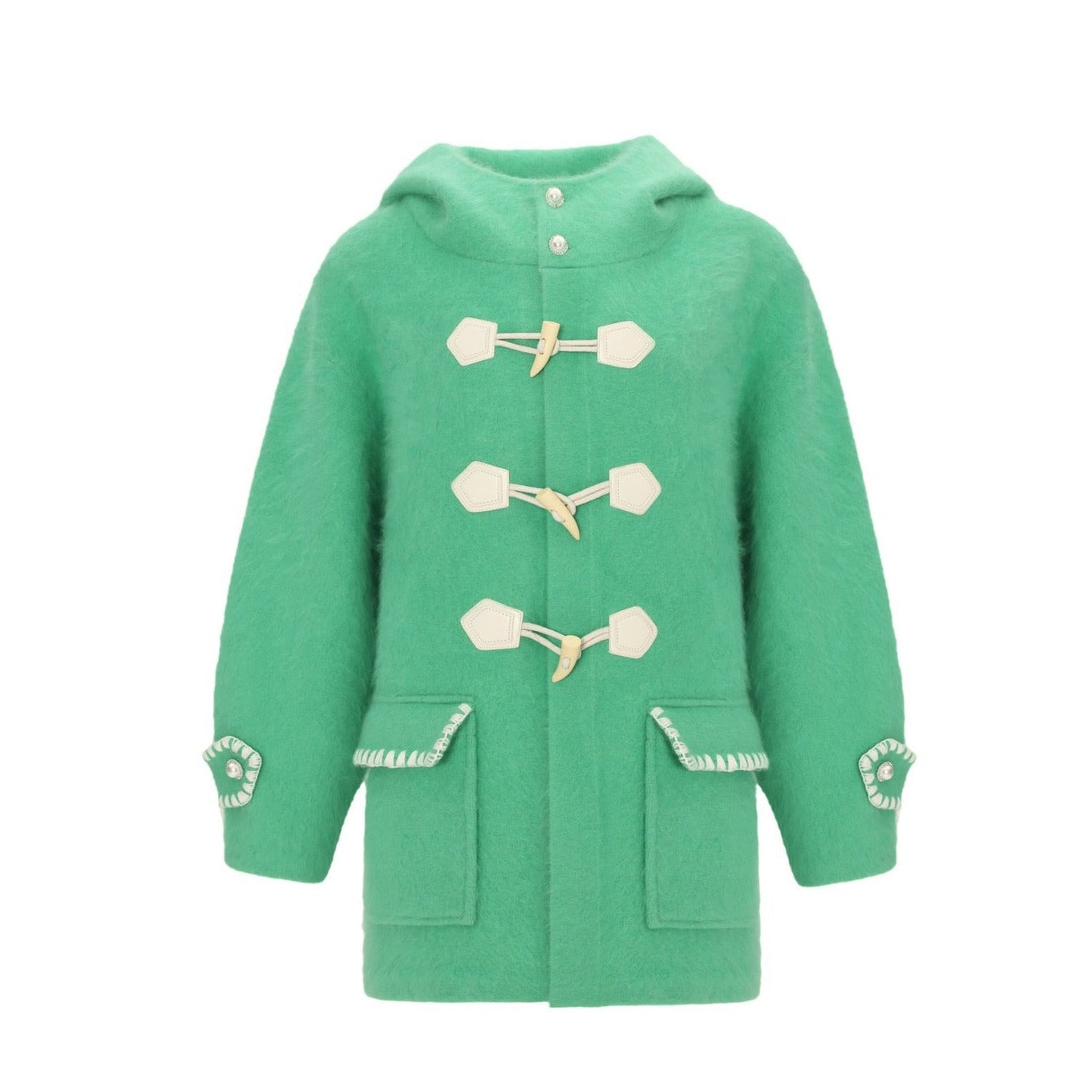 DIANA VEVINA Duffle Coat Green