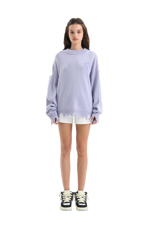 Ann Andelman 3D LOGO Pullover Sweater