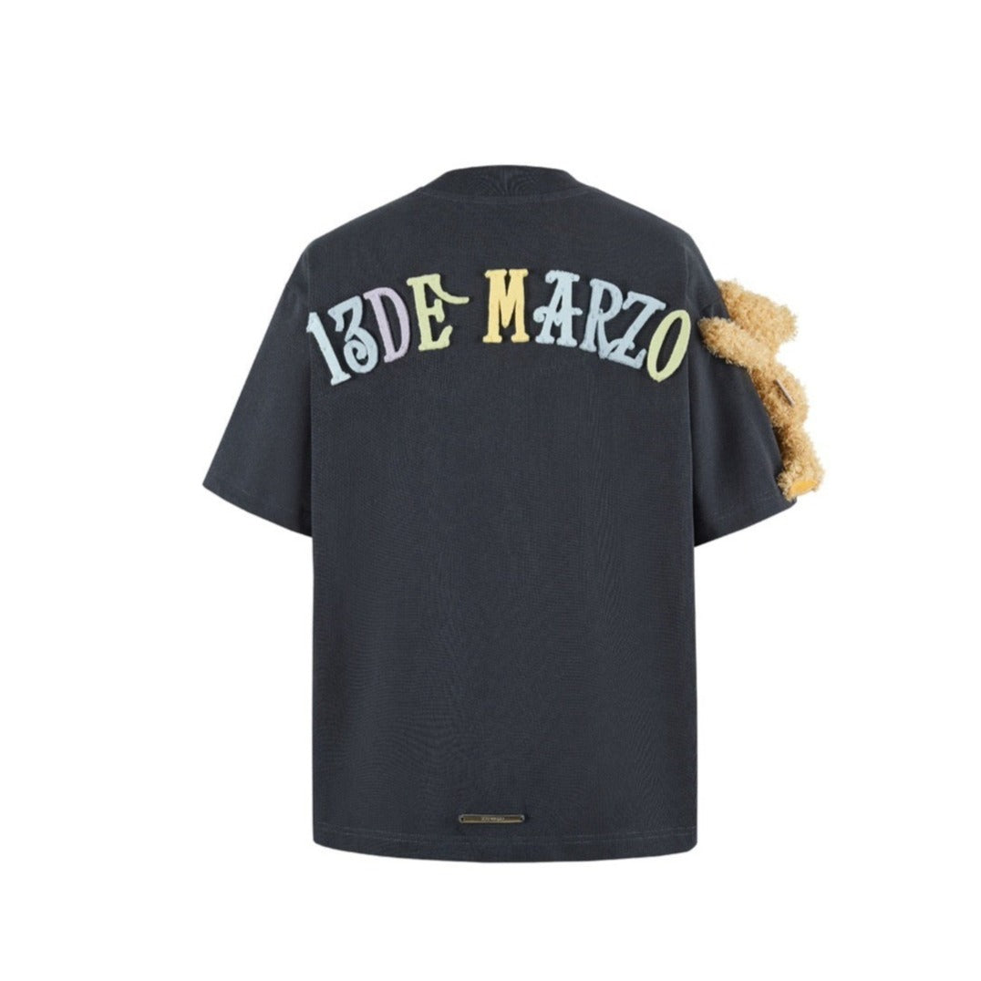 13DE MARZO Macaron Logo T-shirt Forest River