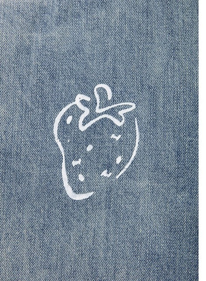 Herlian Logo Printed Straight Jeans