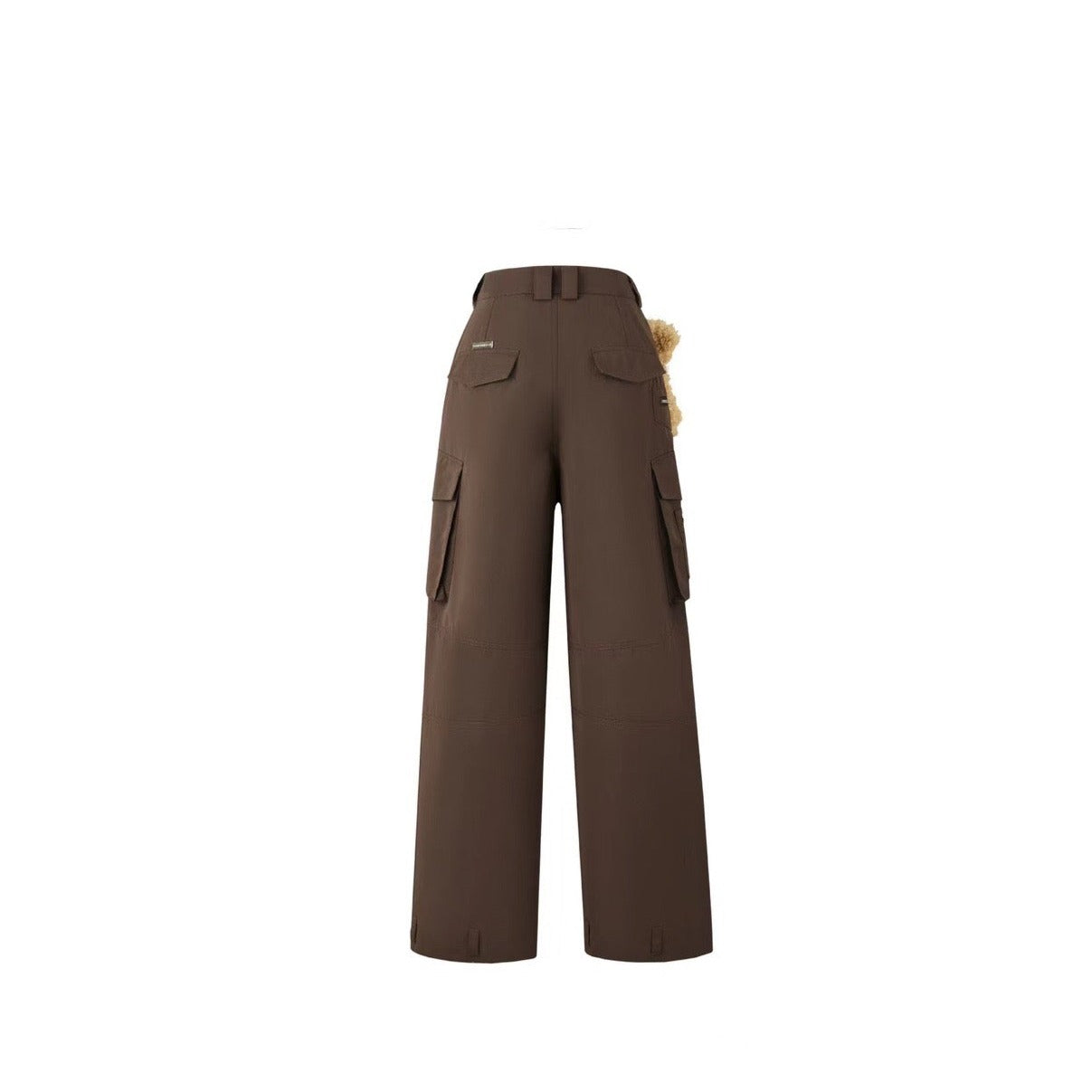 13DE MARZO Bear Multi-Pocket Cargo Pants Brunette