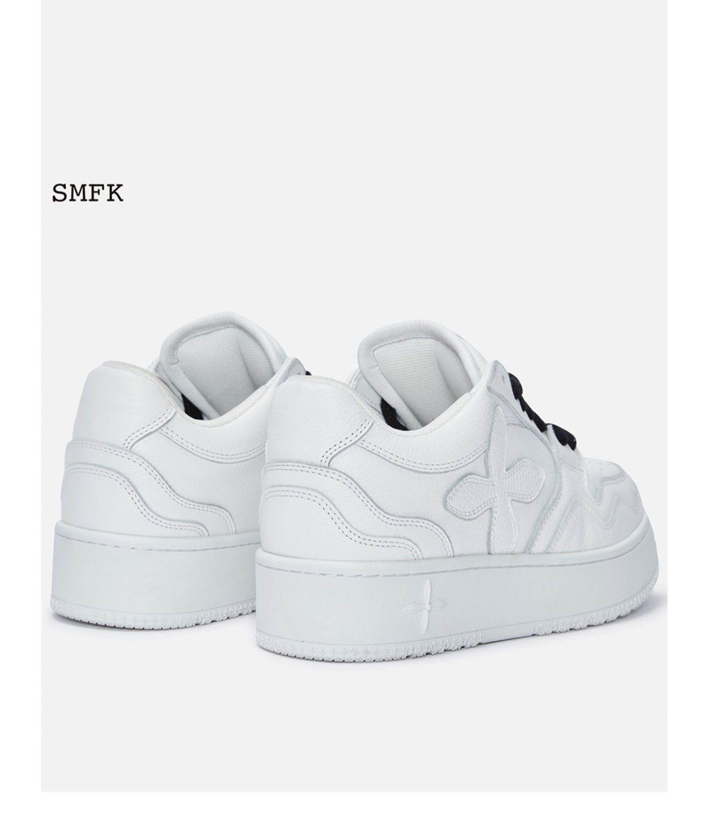 SMFK White Skater Sneakers - Fixxshop