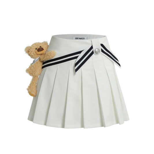 13DE MARZO Bear Sailor Skirt Vanilla Ice