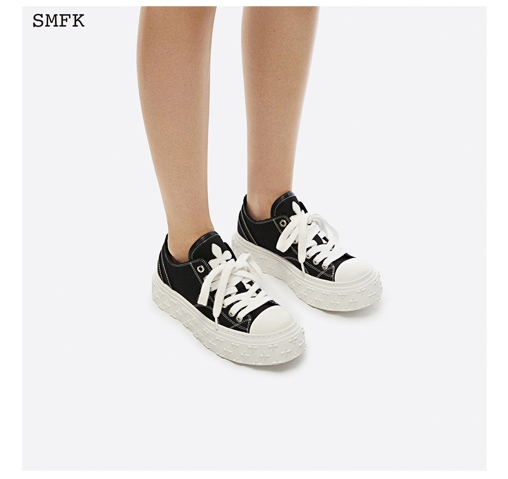 SMFK Garden Retro Sneakers - black and white - Fixxshop