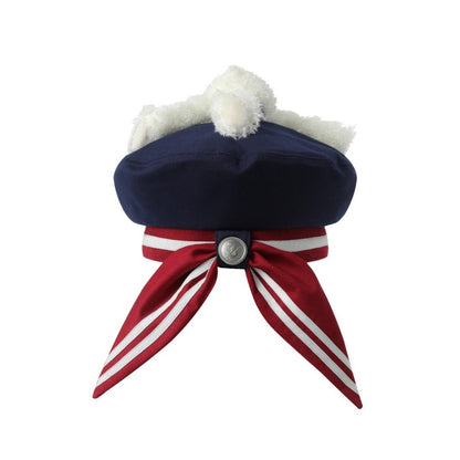 13DE MARZO Bear Sailor Beret Estate Blue